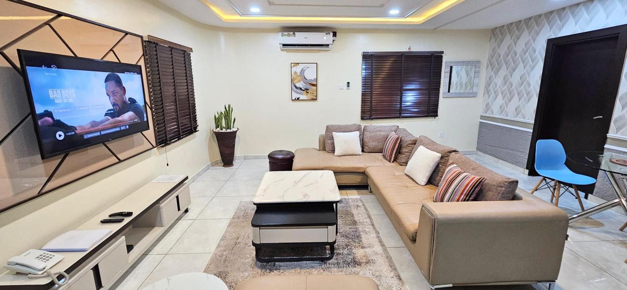 The Leneade Leilighet Abuja Eksteriør bilde